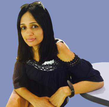 Article-era portrait of Veena Prashanth